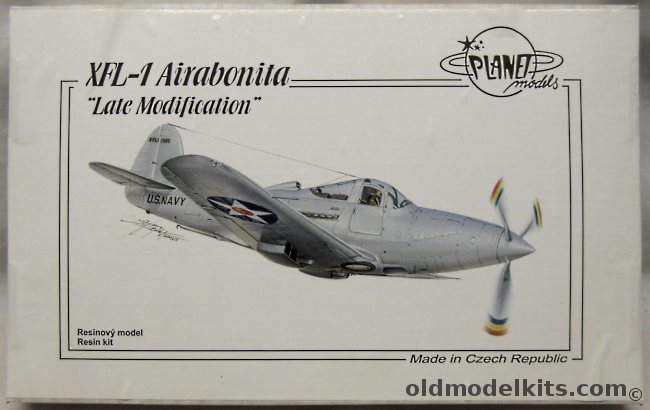 Planet Models 1/72 XFL-1 Airabonita (US Navy XP-39 Airacobra) - Late Modification, 140 plastic model kit